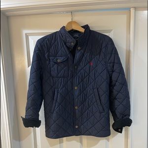 Polo Ralph Lauren Boys Quilted Zip Front Jacket Size 14-16